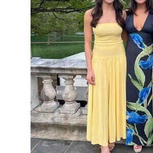 Staud Mariana Strapless Maxi Dress